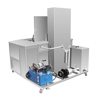 Décapant ultrasonique du service 540L de voiture avec le filtrage d'huile et l'ascenseur hydraulique