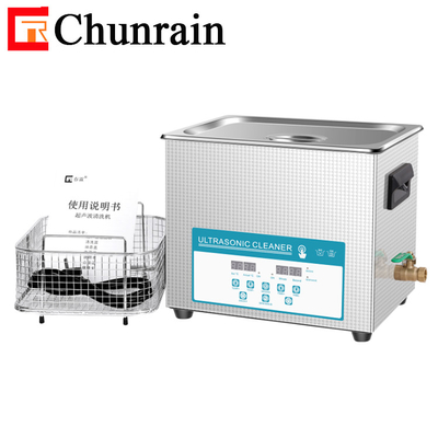 CR-040S 10L machine à nettoyer par ultrasons avec Degas semi-ondes pour le nettoyage des pièces de matériel