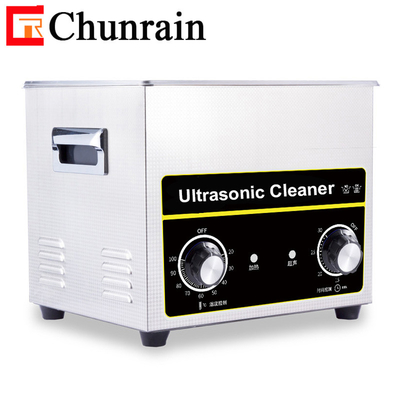 CR-060 15L 4gal Nettoyeur à ultrasons avec chronomètre / chauffage pour le nettoyage des pièces automobiles du carburateur