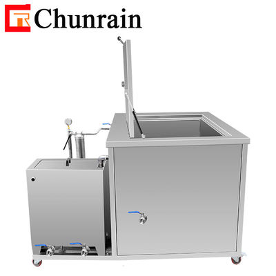 Machine de nettoyage à ultrasons Chunrain 108L 40kHz Filtre à capuche industriel Peinture au carbone Moteur de nettoyage réservoir de bain