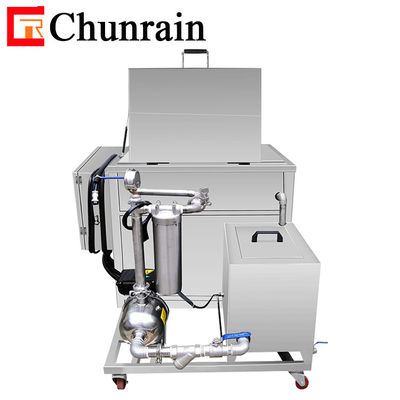 Machine de nettoyage à ultrasons Chunrain 108L 40kHz Filtre à capuche industriel Peinture au carbone Moteur de nettoyage réservoir de bain