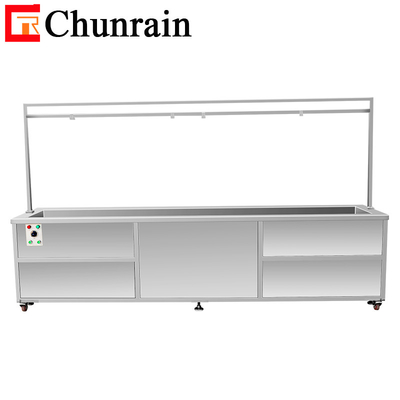 Équipement de nettoyage des rideaux pour vitres à volets à ultrasons ChunRain avec fonction de rinçage CR-2072T
