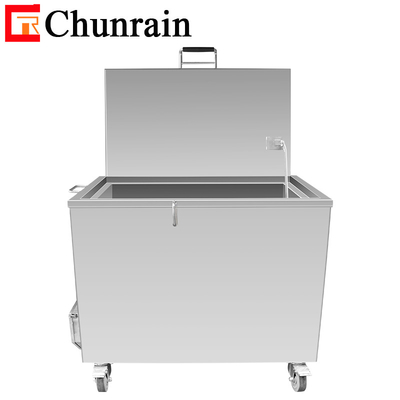 CR-211 2000W 210L Laveuse à ultrasons numérique industrielle chauffée en acier inoxydable