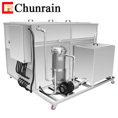 Nettoyeur industriel à ultrasons avec système de filtrage pour le tour de roue, les roulements des échangeurs de chaleur Nettoyage du bain 1500L