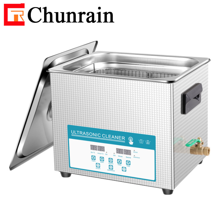 CR-040S 10L machine à nettoyer par ultrasons avec Degas semi-ondes pour le nettoyage des pièces de matériel