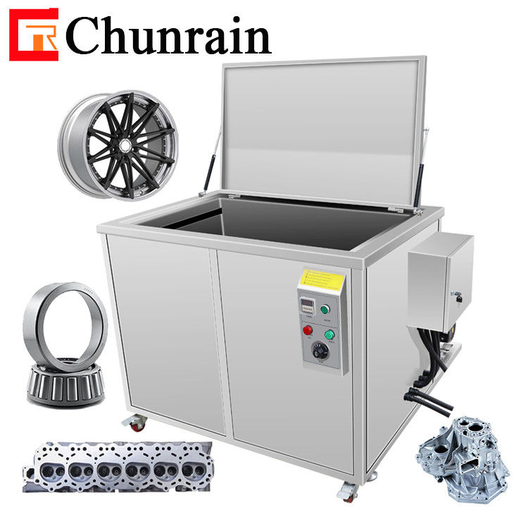 Machine de nettoyage à ultrasons Chunrain 108L 40kHz Filtre à capuche industriel Peinture au carbone Moteur de nettoyage réservoir de bain