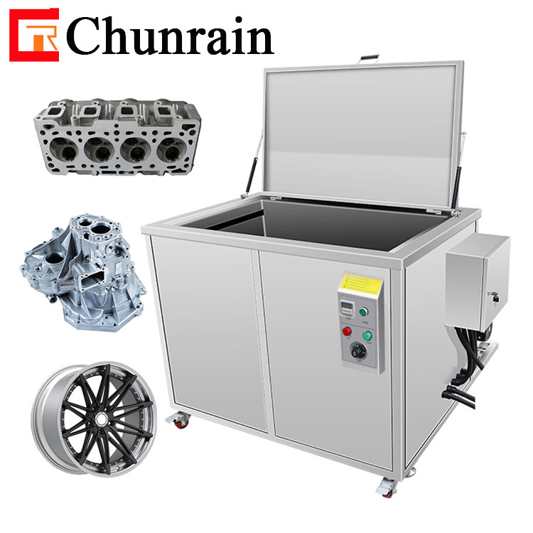 Chunrain 108L Filtre de circulation Industrie Nettoyeur à ultrasons Sonicateur de bain Prix Moteur Pièces de bloc Machine à laver
