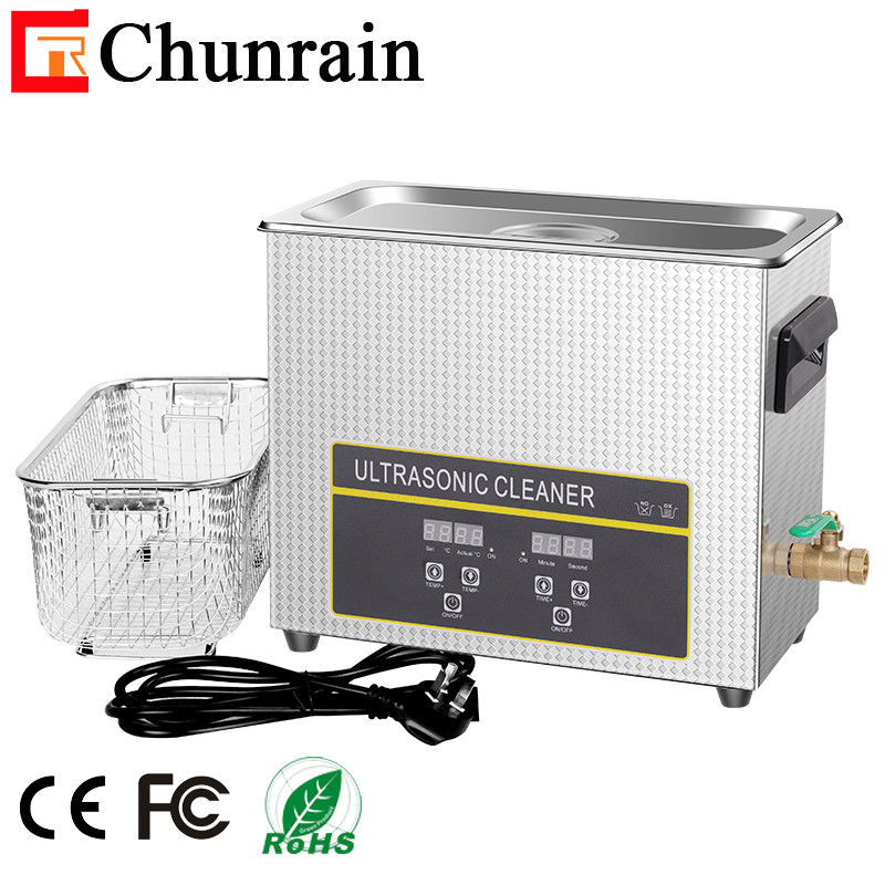 Décapant ultrasonique de la FCC 6.5L 40KHZ Digital pour des pièces d'outil de moule d'enlèvement d'huile