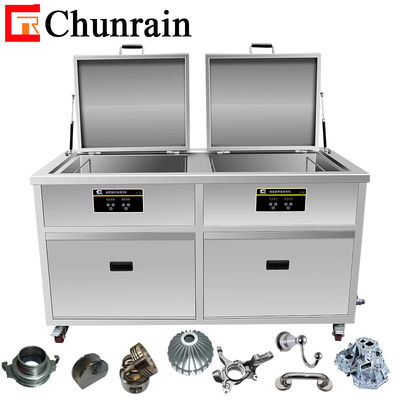 Nettoyeur à ultrasons 38L à double chambre pulvérisation sèche Flux de poussière Peinture éliminer les moisissures Matériel DPF Moteur de voiture pièces d'injection de tête d'impression