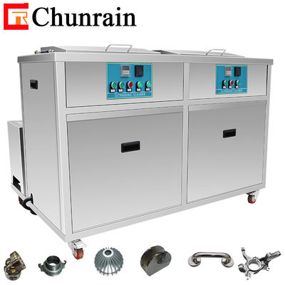 CR-2018GH Chunrain 61L Two Tanks Filter Dry Rinse Tooling Jig Engine Hardware Parts 40L 50L 60L Industry Ultrasonic Cleaner