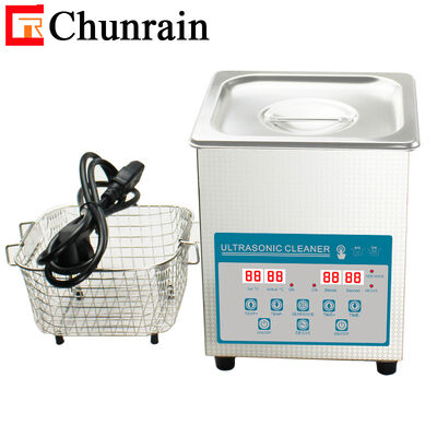 CR-010S 2L 60W Nettoyeur à ultrasons numérique professionnel de bureau avec chauffage et Degas et semi-ondes pour laboratoire dentaire