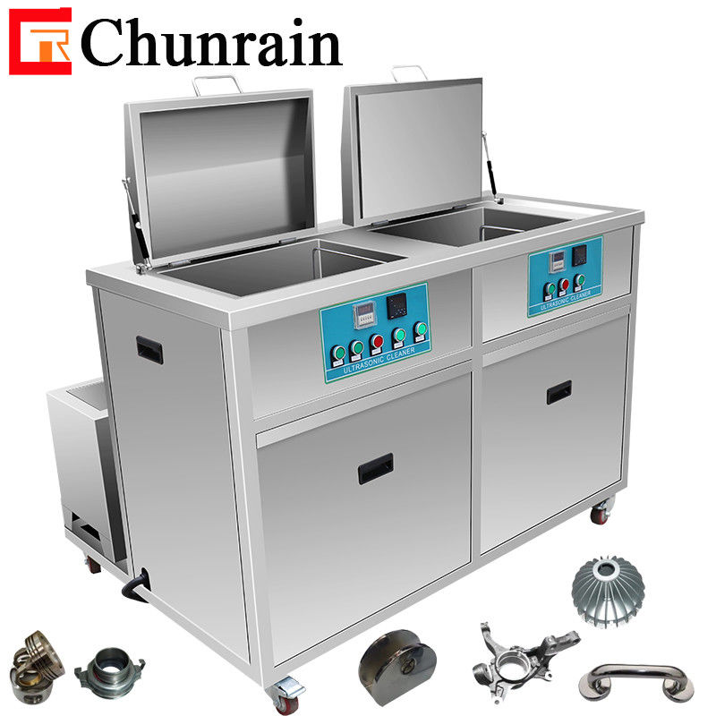 CR-2024GH 1200W 88L Capacité 2 réservoirs Nettoyeur industriel à ultrasons avec système de filtre à huile Séchage pour le nettoyage de la saleté de la poussière de l'huile